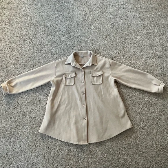 Light pink button up - Picture 3 of 6